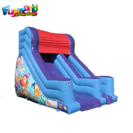 0.55mm PVC Tarpaulin Inflatable Bouncer Slide for Kids , 1 Year Warranty