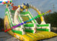 Colorfully Tiger Commercial Inflatable Slide Dry Slide Slip With PVC Vinyl